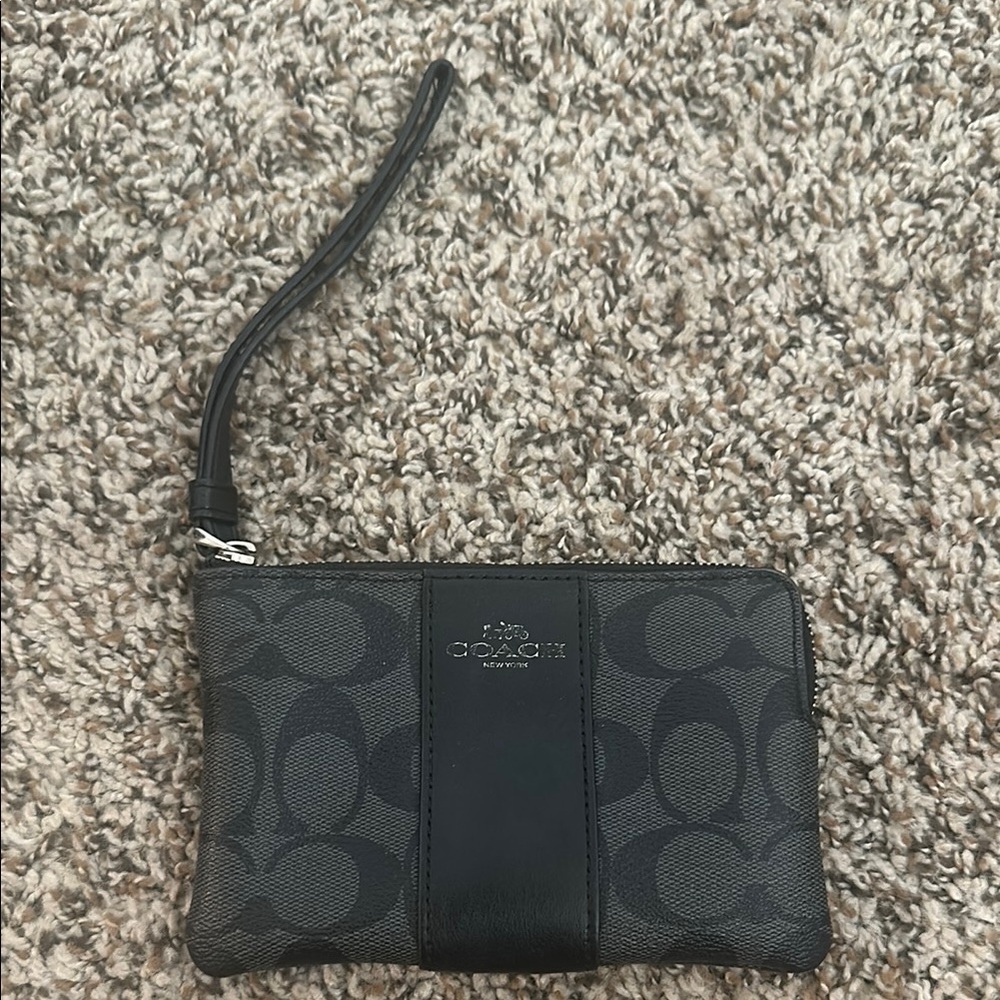 Coach Black Wristlet